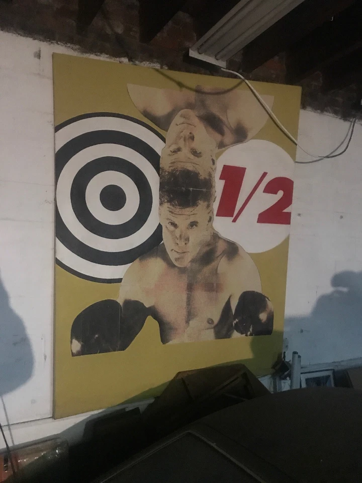 Arte Pop Fino Retrato Pintura Rocky Marciano Andy Warhol Estilo 7x7 piesLEER ANUNCIO Foto 2 de 4