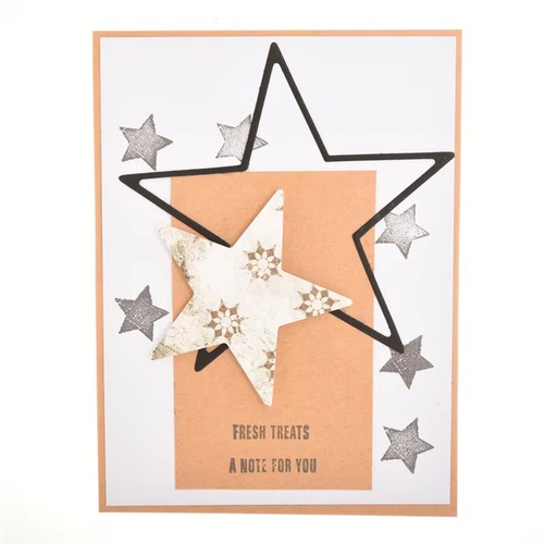 Marcos de estrellas con troqueles de corte de anidación de estrellas pequeñas - vacaciones de graduación nocturna + más - Imagen 2 de 6
