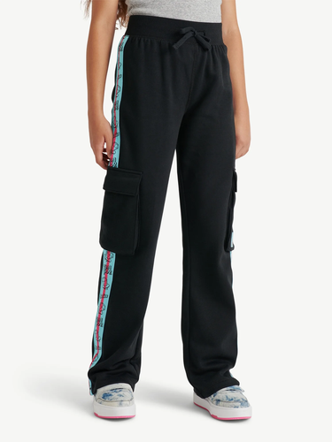 Girls Ring Pop Bazooka Collab Cargo Straight Leg Pant, Sizes XS-XLP - Picture 9 of 12