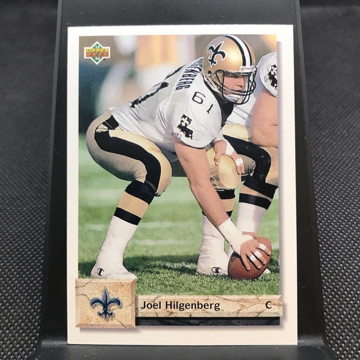 1992 Upper Deck #213 Joel Hilgenberg New Orleans Saints Football