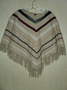 burberry style plaid poncho