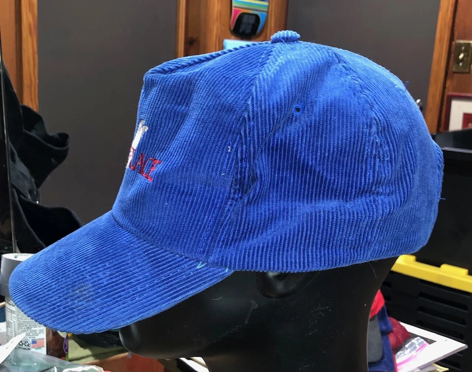 Gorra de béisbol vintage Winterplace estación de esquí WV puntada de pana con cierre a presión #N Foto 2 de 4