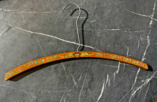 Vintage Antique Wooden Clothes Hanger Hand Painted- 16  Length