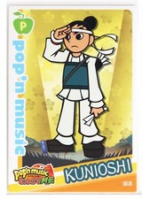 Pop'n Music Card PD19N050 Kunioshi KONAMI Japan Game Character