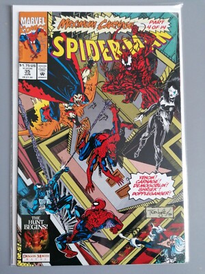 Spiderman #35 1st print - Maximum Carnage Part 4 of 14 1993 Marvel Venom