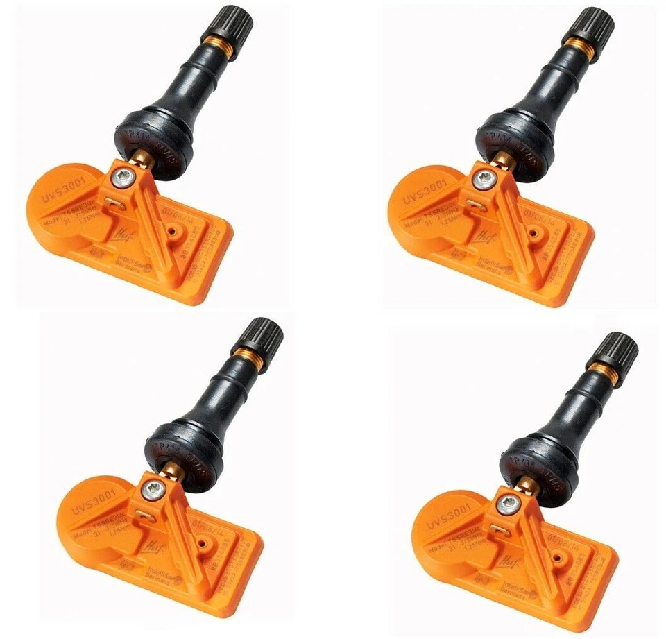 Conjunto 4 sensores de pressão de ar pneu HUF TPMS para Chevrolet Camaro 2010 - 2015 - Imagem 3 de 4