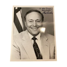 Bill Archer Signed Autograph 7x9 Vintage Promo Photo! Former TX Representative!