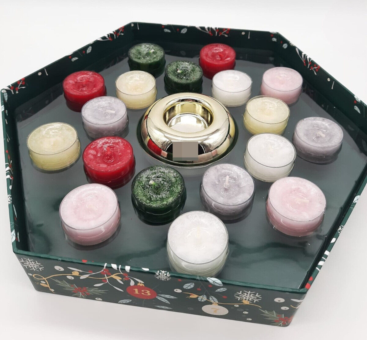 Yankee Candle Geschenkset - Duftkerzen für Weihnachten 18 Teelichter - 1 Halter