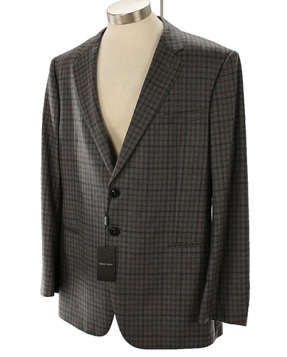 MANI GIORGIO ARMANI Made in Italy Vintage Woven Check Sports