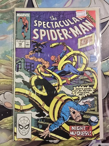 THE SPECTACULAR SPIDER-MAN 146 DIRECT EDITION BUSCEMA COVER MARVEL COMICS 1989