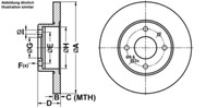 ATE Bremsscheiben Ø240 + BremsbelÄGe Vorn & Hinten FÜR Fiat 500 312X Ford KA