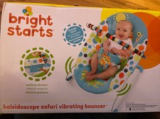 Bright Starts Kaliedoscope Safari Bouncer with Vibrating Seat-New With In Box