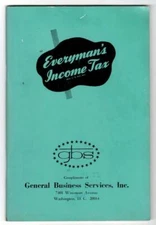 EVERYMAN'S INCOME TAX ~ 1968 Tax Preparation Instruction Book
