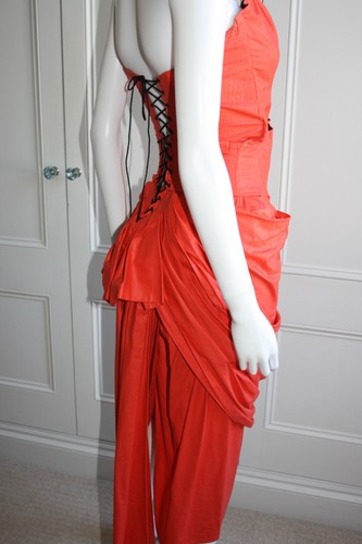 Fabulous Steampunk Style Corset Bustle Style Vamp Dress, Size 8/10. - Picture 14 of 16