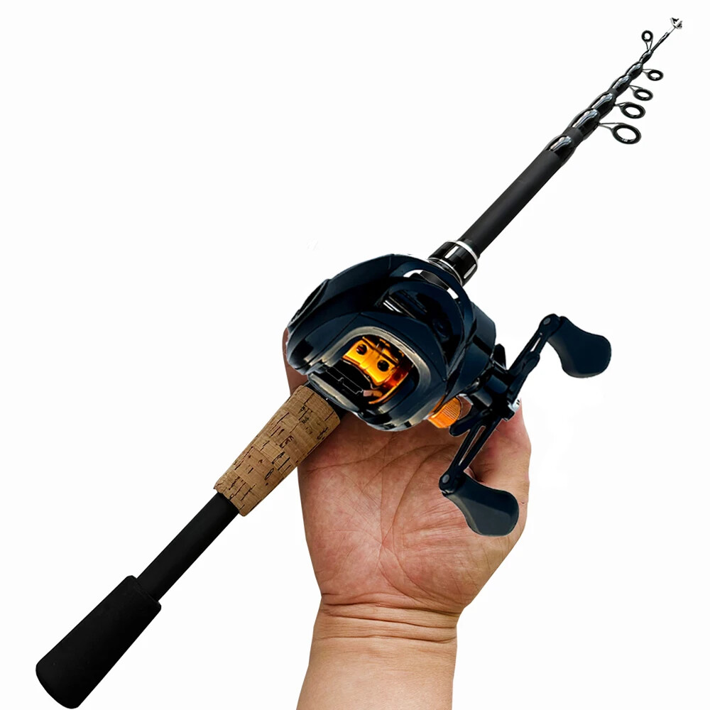 Fishing Rod and Reel Combo Set Telescopic Rod Spinning Casting Short Jigging Rod | eBay Fishing Rod and Reel Combo Set Telescopic Rod Spinning Casting Short Jigging Rod | eBay