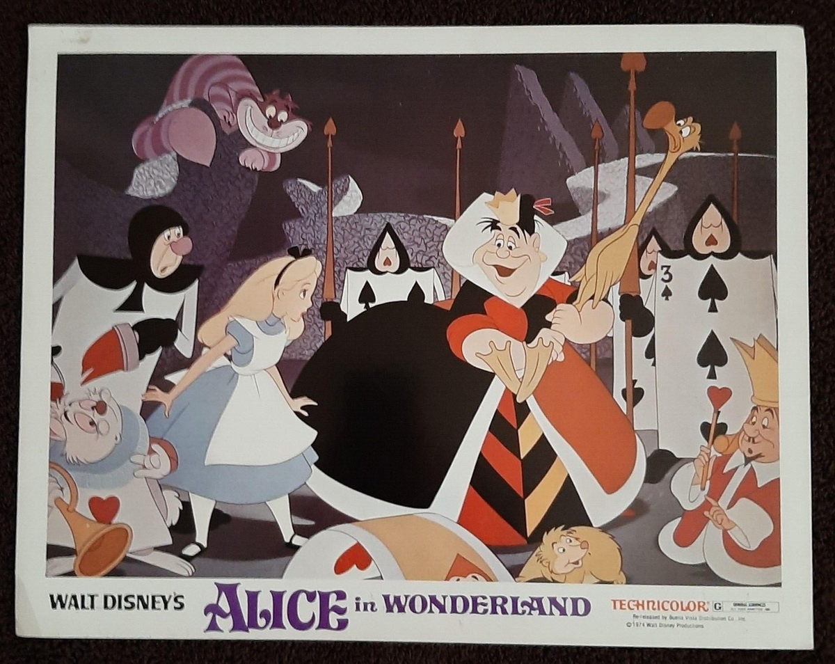 Original Walt Disney's Alice in Wonderland from 1974 Re Release | eBay