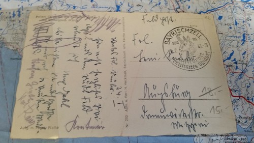 Bayrischzell Polizei Skischule Sudelfeld AK Postkarte 8979 - Afbeelding 2 van 2