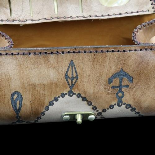 UNIQUE Amazing Handmade Genuine Leather Crossbody Satchel Purse/Bag for Women - Picture 11 of 15
