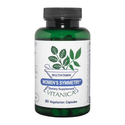 Vitanica, Women's Symmetry, High Potency Daily Multivitamin, Vegan, 90 Capsules 