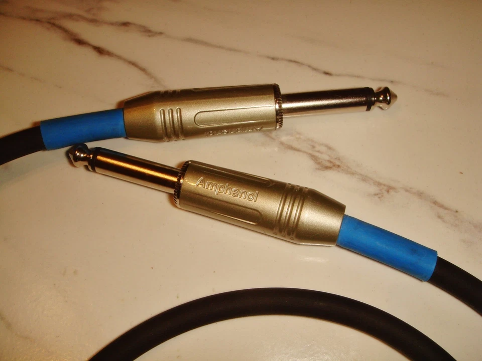 Cable de audio/guitarra para instrumento Pro Musicmover 120S1 Amphenol macho 3 pies EE. UU. Foto 2 de 4