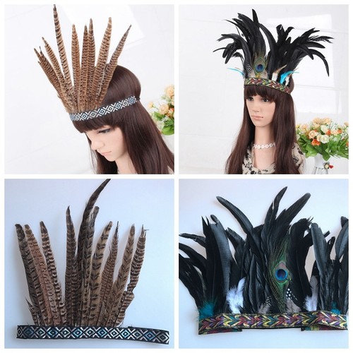 Boho Feather Headband Festival 