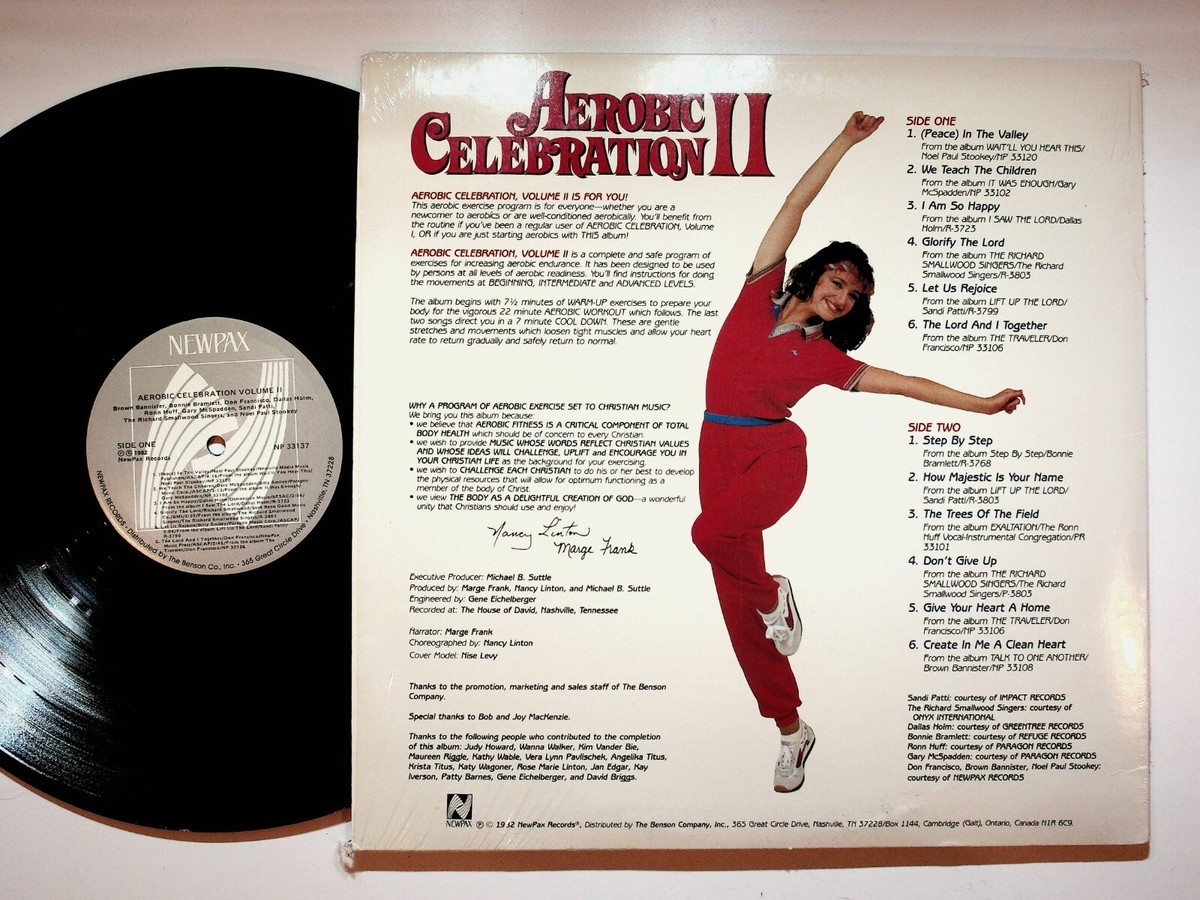 1982 Aerobic Celebration II Gospel Christian Vinyl LP Record