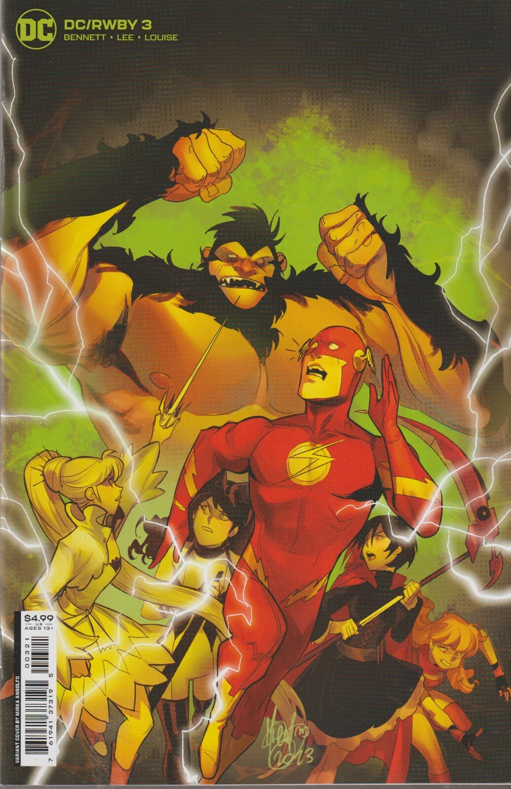 DC COMICS DC/RWBY #3 JUNE 2023 VARIANT 1ST PRINT NM