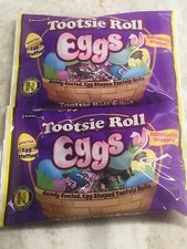 Tootsie Roll-Candy Coated, Egg Shaped Tootsie Rolls:3.5oz-Gluten Free See Below