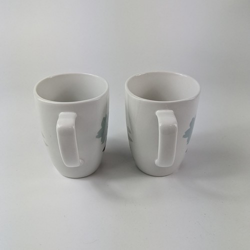 2 Corelle Twilight Grove Coffee Mugs Replacement 12 oz Porcelain Coordinates Cup - Picture 4 of 8