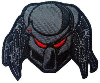 Predator (Alien) Hunter Tracker Woven Clothing Iron On Patch | eBay UK