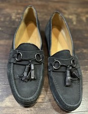Men s Vintage Johnston Murphy Suede Loafers Domani Tassel Shoes Size 8M