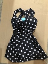 Cocopear NEW Black Women's Size XXL Swimdress Polka-Dot Swimwear