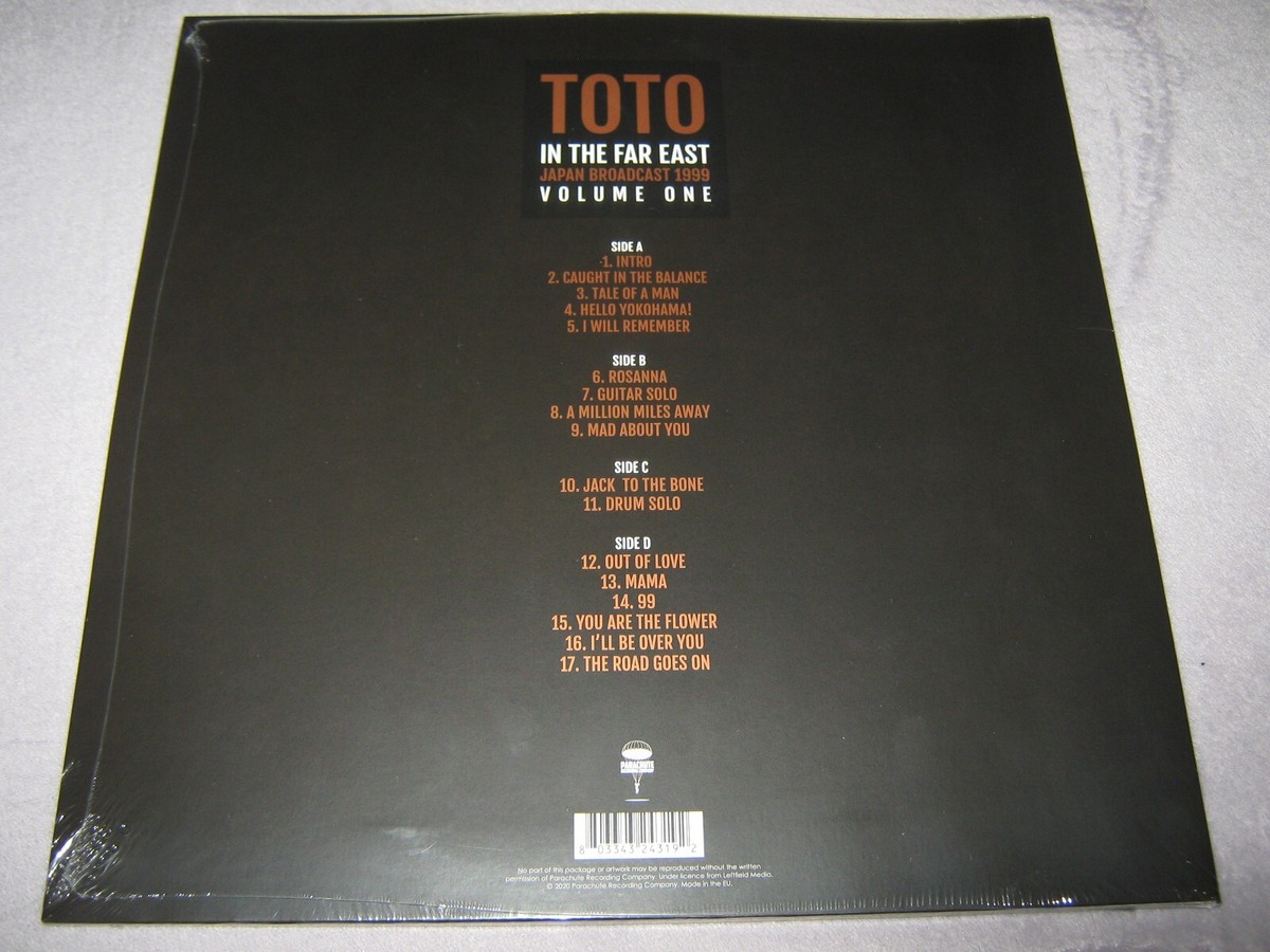 TOTO Live In The Far East FULL SET Japan Broadcast 1999 Vols1&2