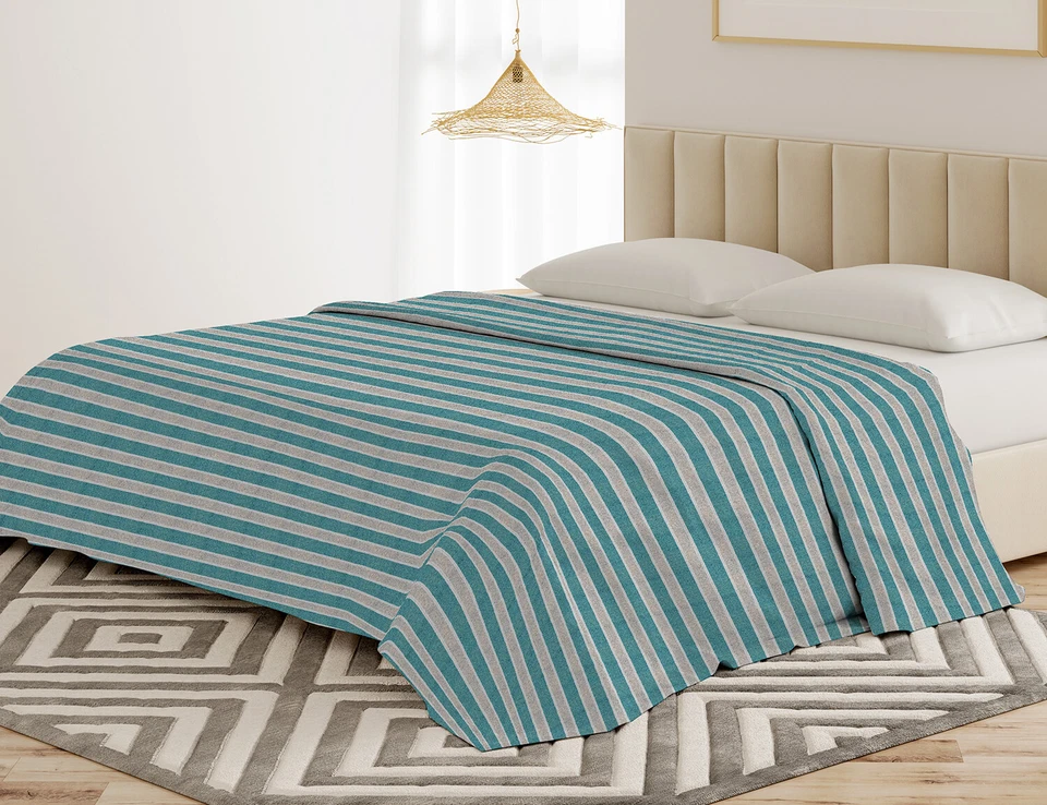 Telo arredo multiuso copritutto copriletto in cotone - Immagine 2 di 4