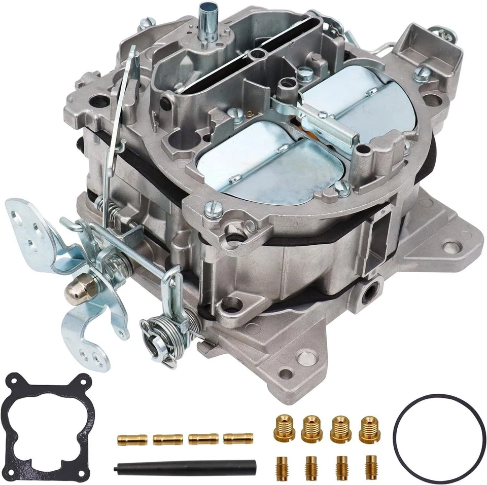 For Chevy 327 350 427 454 750 CFM 4 Barrel 4MV Rochester Quadrajet Carburetor Foto 2 de 4