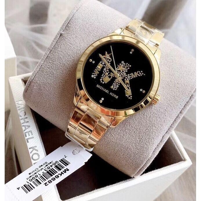 MICHAEL KORS  腕時計 レディース  ブラック マイケル コース ブラッドショー クロノグラフ ブラック