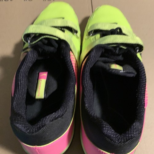 Size 11 - RARE Nike Romaleos 2 Volt Pink 476927-999 Weight Lifting Shoe - Picture 20 of 22