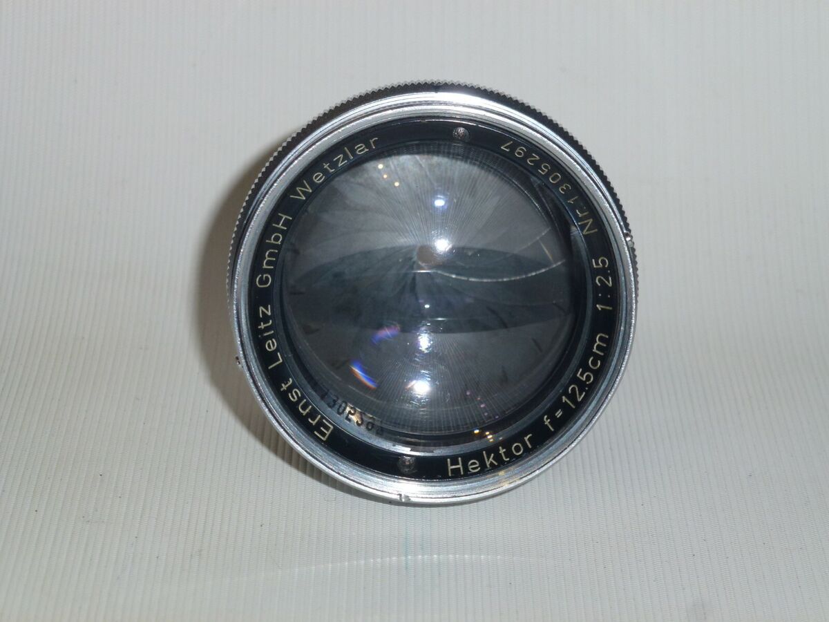 Ernst Leitz Hektor 125mm f/2.5 Leica Visoflex Ex Lens Ernst Leitz Hektor 125mm f/2.5 Leica Visoflex Ex Lens