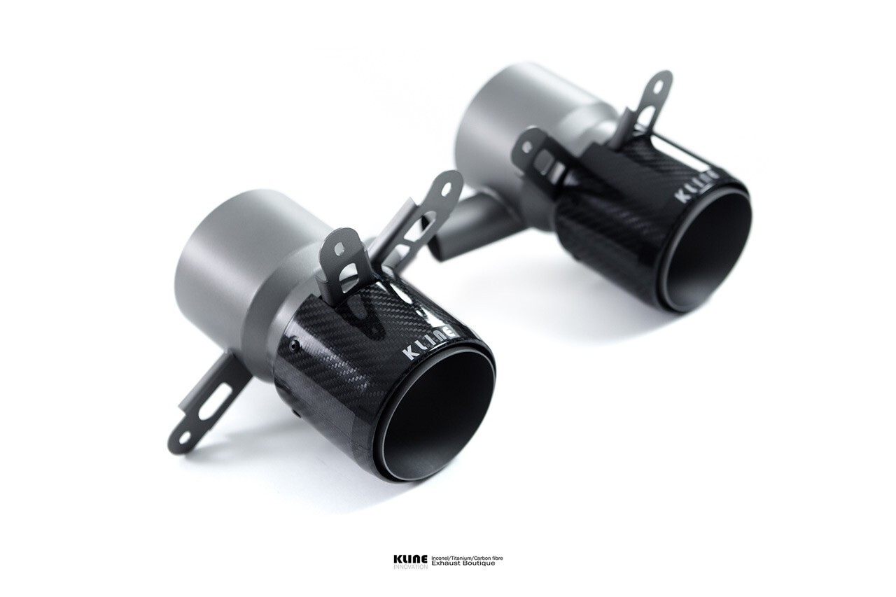 FERRARI 488 PISTA Kline Innovation Exhaust Valvetronic Silencer Section Inconel