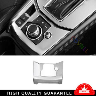 For Mazda CX-5 2017-2024 Silver Steel Central Console Gear Shift