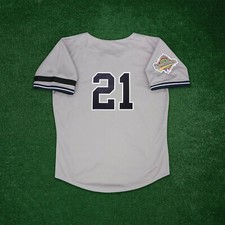 Paul O'Neill 1996 New York Yankees Cooperstown Men's Grey World Series Jersey