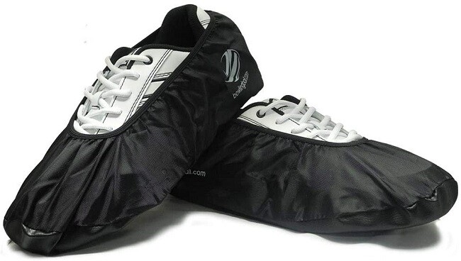 Bowling Shoe Protector Pair Shoe Covers Black One Size Fits 