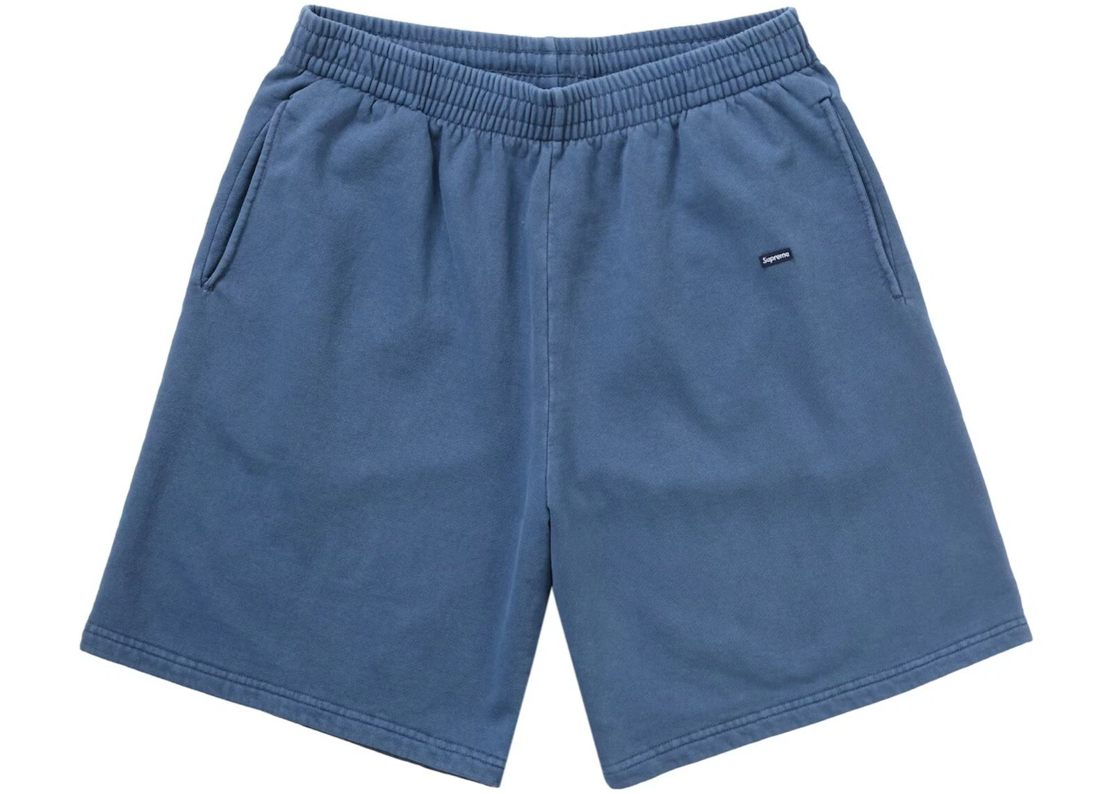 Supreme FW23 petite boîte logo sweatshort sweat court ardoise foncée taille moyenne