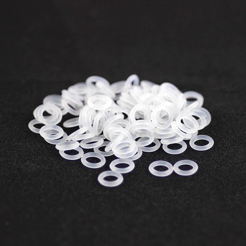20 PCS O-Ring White Rubber Perfect for Tunnels Plugs Tapers Retainer - 第 3/15 張圖片
