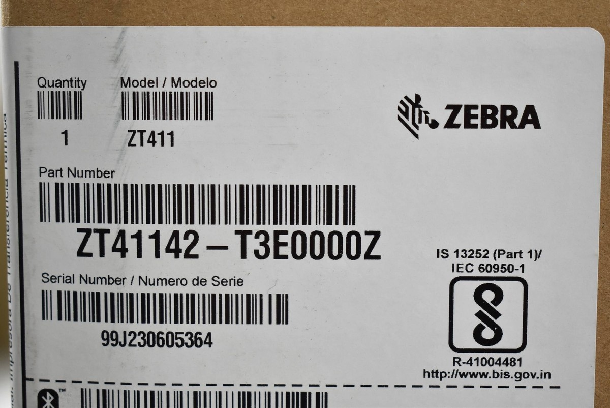 Zebra ZT400 Series ZT411 Etikettendrucker ZT41142-T3E0000Z Zebra ZT400 Series ZT411 Etikettendrucker ZT41142-T3E0000Z