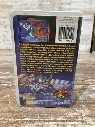 "Figura de 6"" de colección de Disney Mighty Ducks Nosedive 1996 - con VHS *solo cubierta*" - Imagen 14 de 20