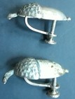 Vintage Sterling Silver Acorn Nut Screwback Earrings — photo 4