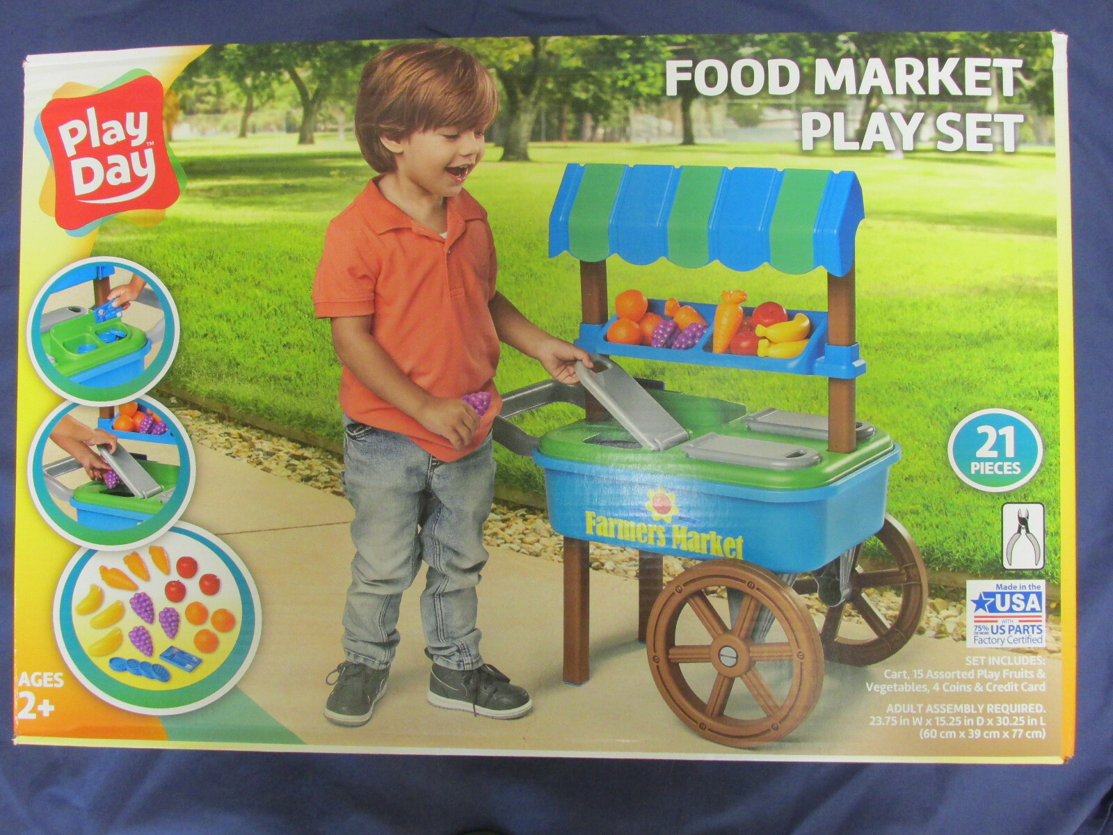 play day food market play set