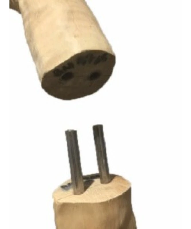 Java Wood II Tree - Large - Natural Hardwood Parrot Playstand, African Grey, Etc - Image 3 of 4