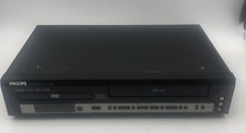 Philips DVD740VR DVD VCR Combo DVD CD Player VHS Recorder TESTED-No Remote